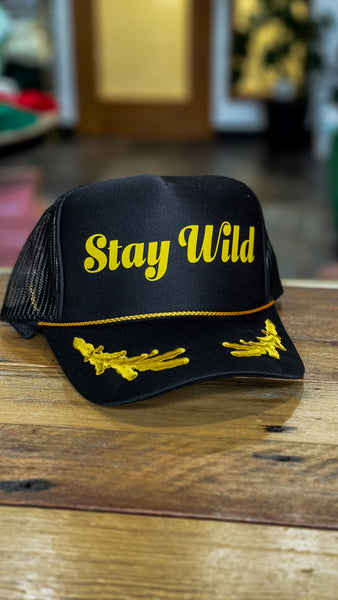 "STAY WILD" Trucker Hat