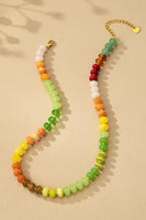 Agate bead necklaces