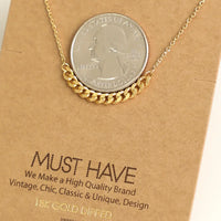 Chain Link Gold Necklace