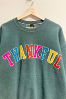 "THANKFUL" crewneck sweatshirt