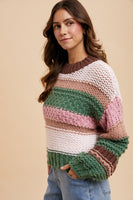 'Rose Garden' Chunky Knit Sweater