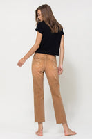 "Manchester" straight crop denim