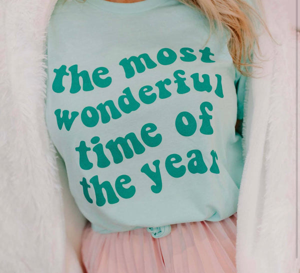 “The most wonderful time of the year” tee S-3X