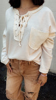 “All tied up” top