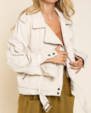 “Lincoln City” corduroy jacket S-3X
