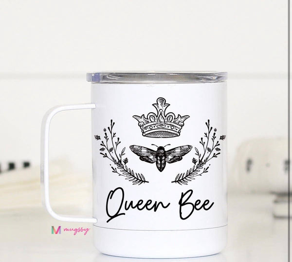 “Queen bee” travel mug